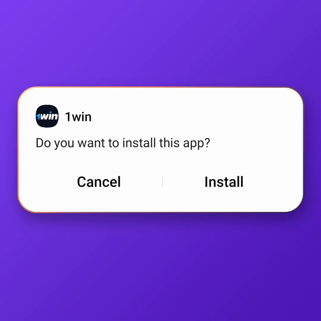1win APK file